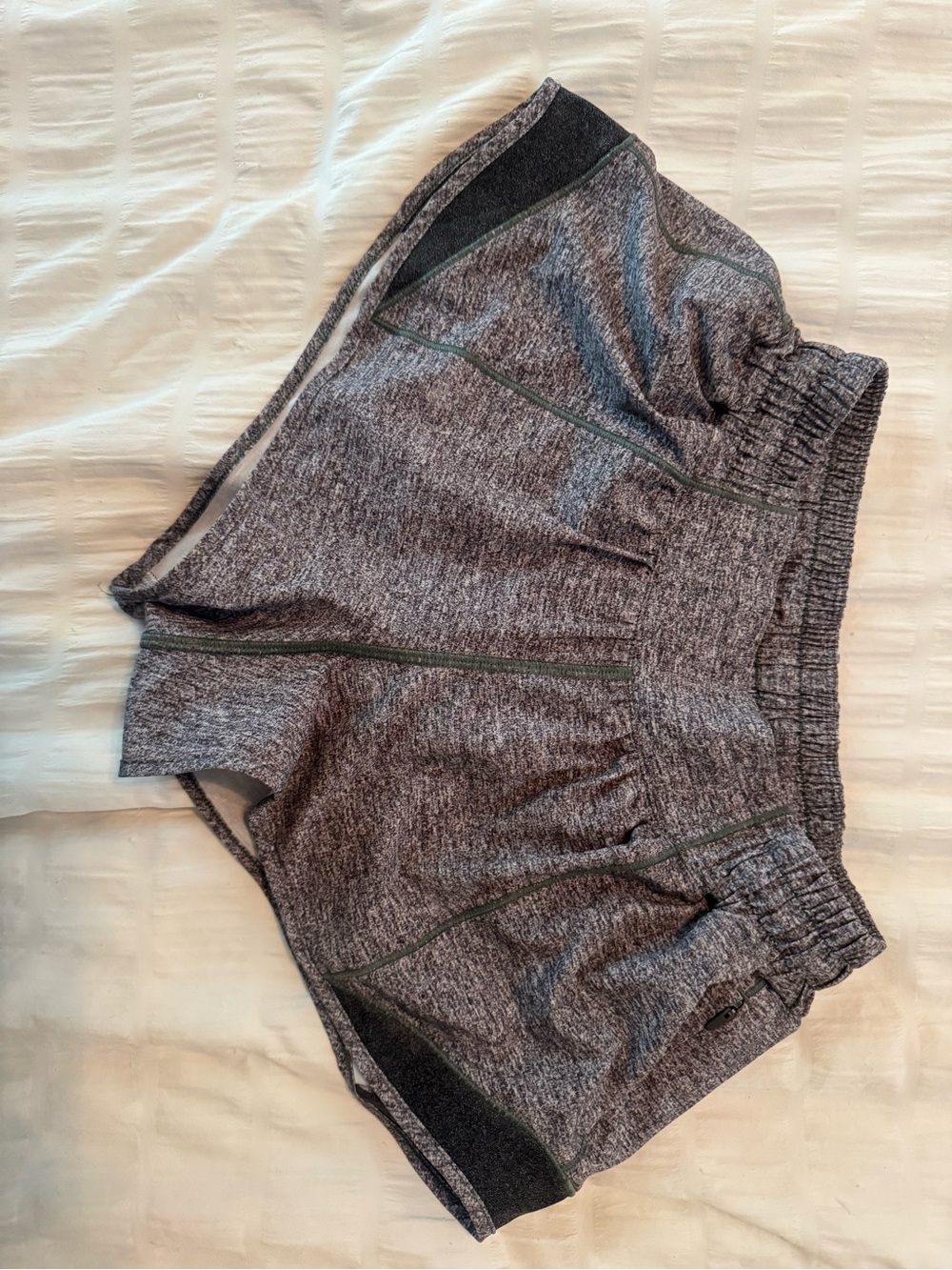 lululemon athletica Heathered Gray Athletic Shorts